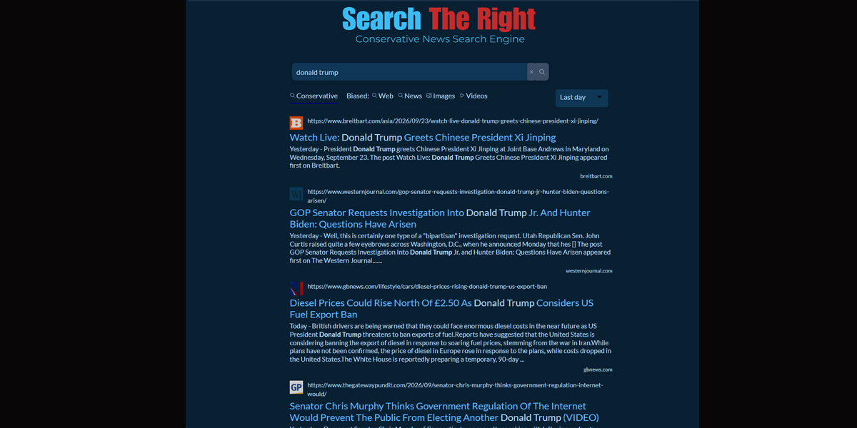 Ad-Free Search Screenshot