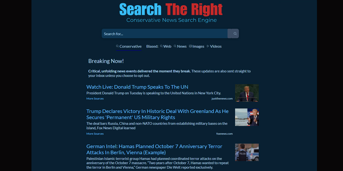 Breaking News Alerts Screenshot
